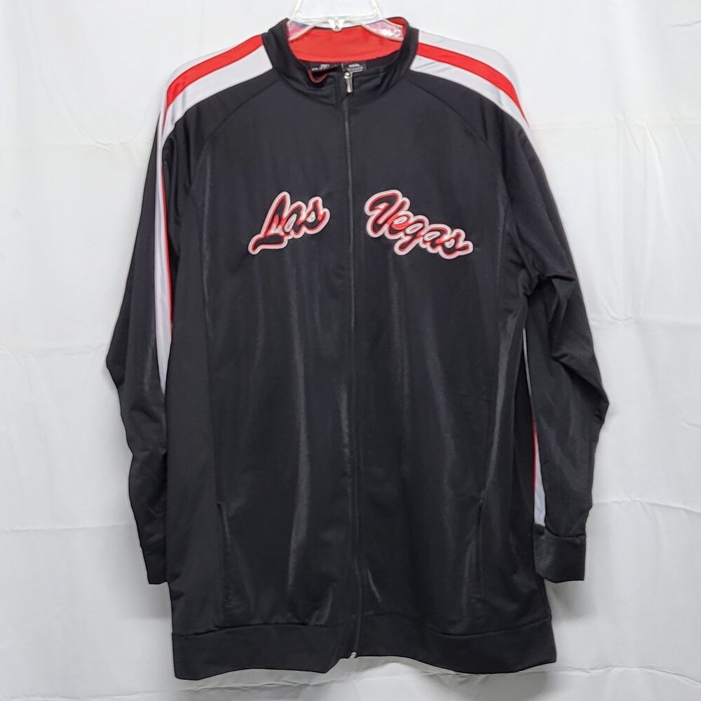 Las Vegas Mens Activewear Track Jacket 3XL Full Zip Embroidered DC Classic